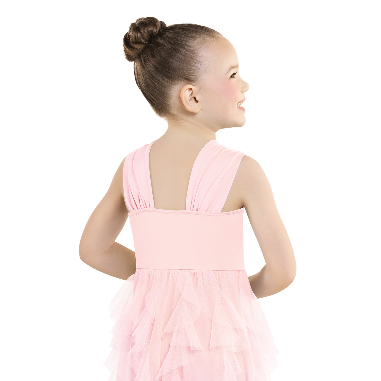 PINCH-FRONT WATERFALL DRESS