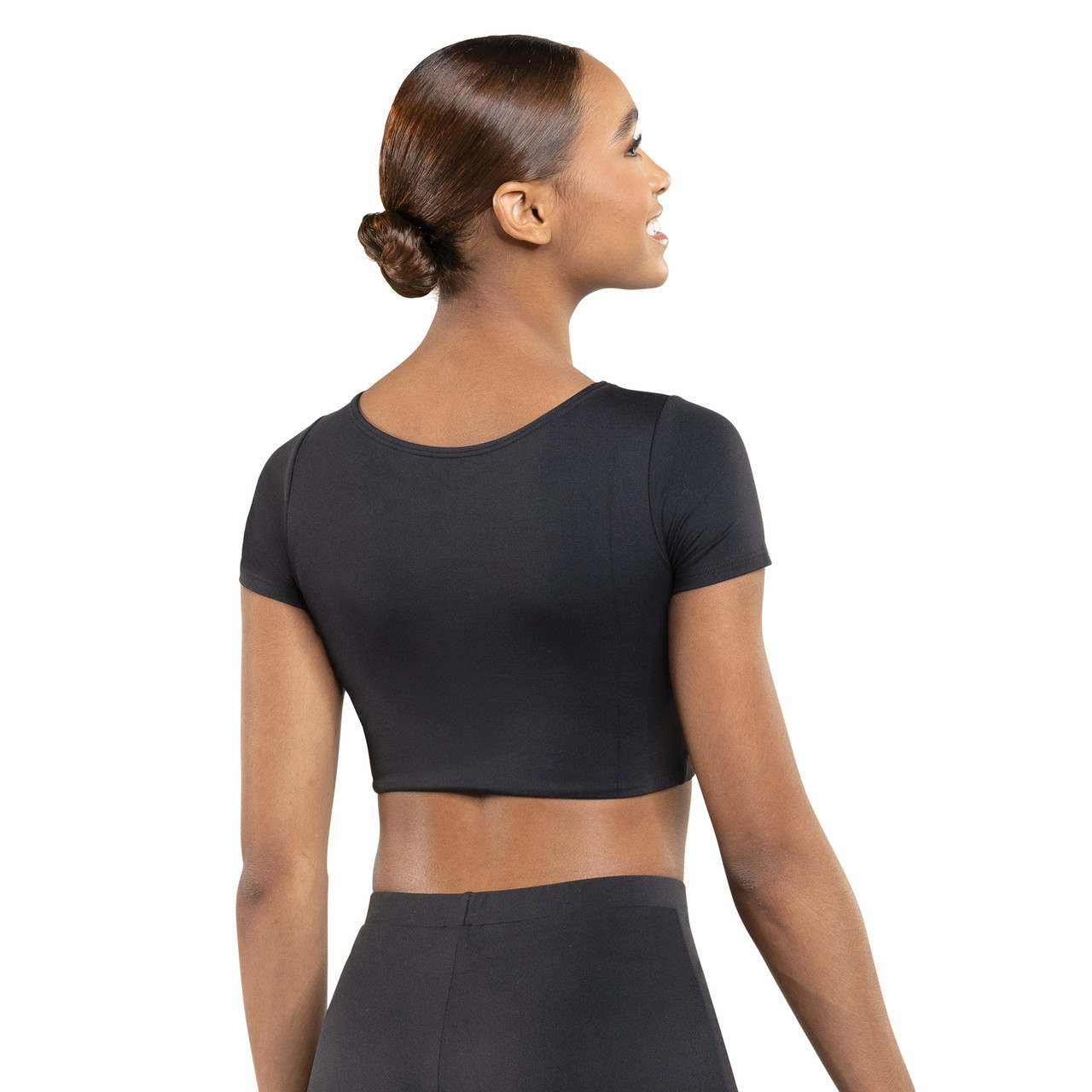 SHORT SLEEVE CROP TOP