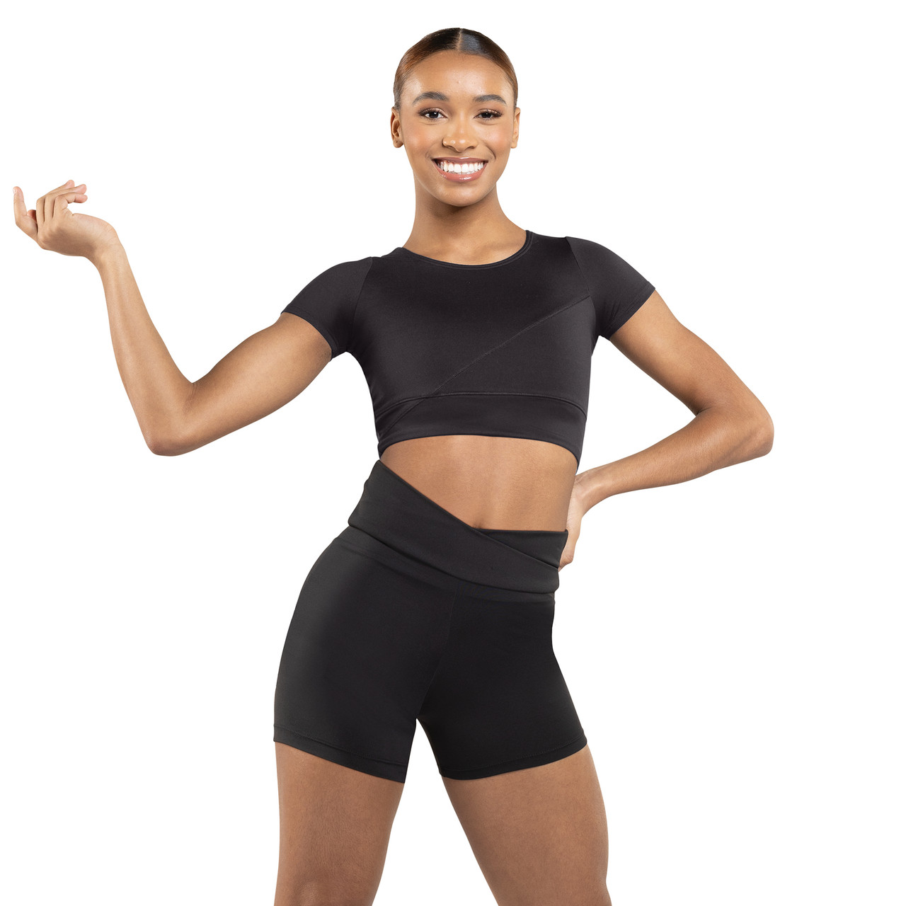 SHORT SLEEVE CROP TOP 3 SHORT SLEEVE CROP TOP