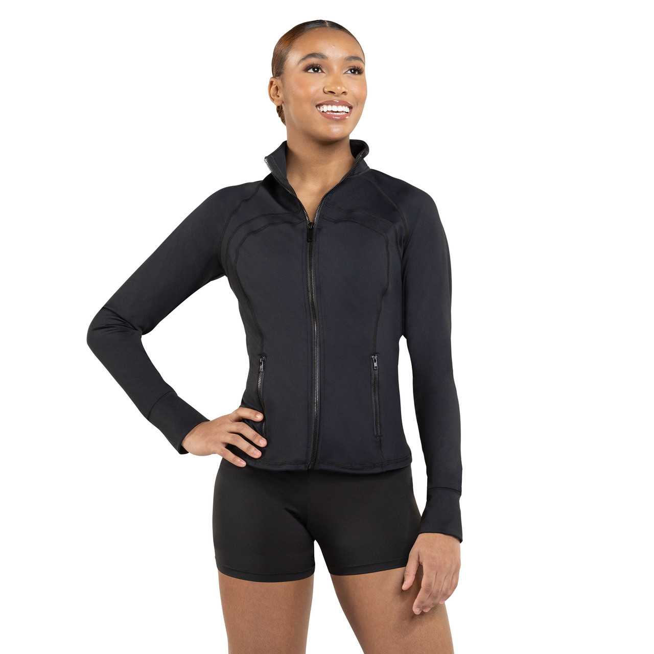 FITTED FULL-ZIP JACKET