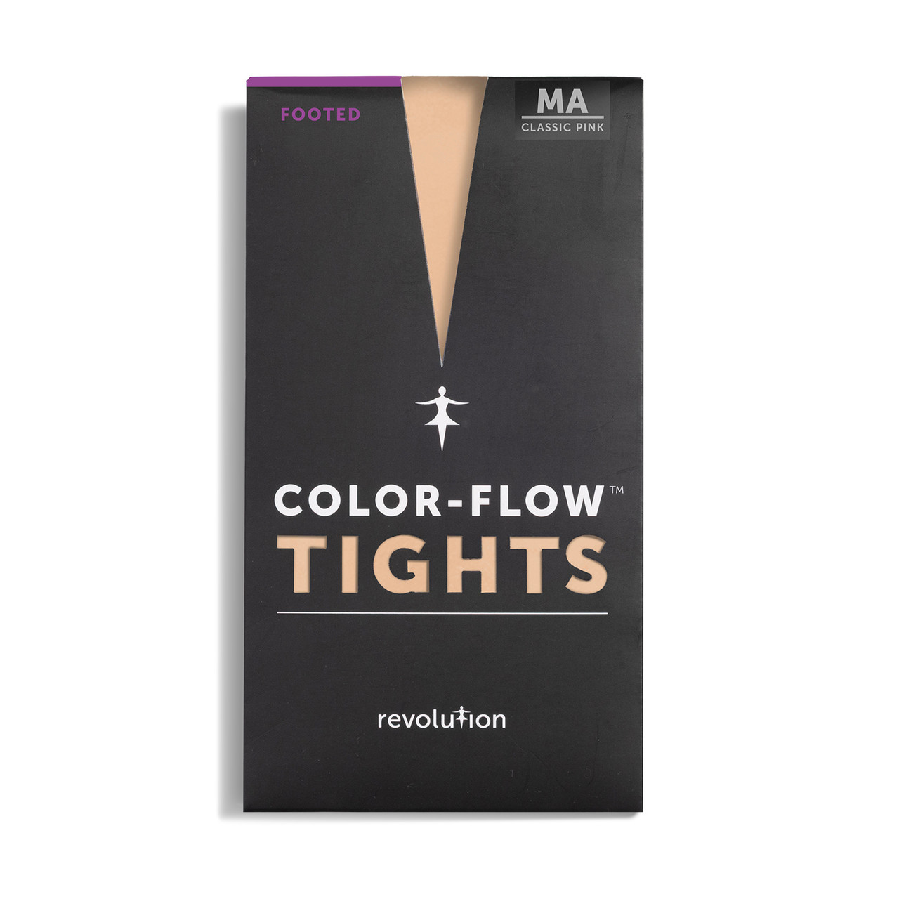 NEW COLOR-FLOW FOOTED TIGHTS